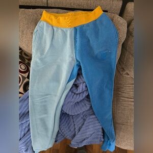 GUC Champion Reverse Weave joggers unique tri color block w/ pockets